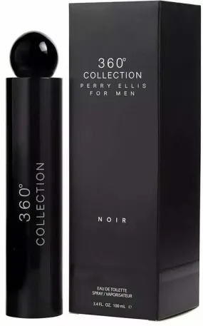 360 Collection Noir by Perry Ellis for Men - 3.4 oz EDT Spray