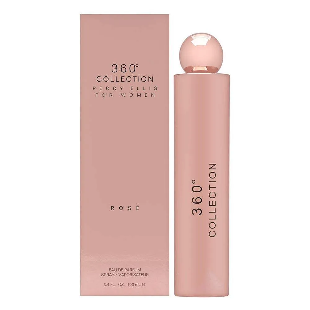 360 Collection Rose by Perry Ellis for Women - 3.4 oz EDP Spray