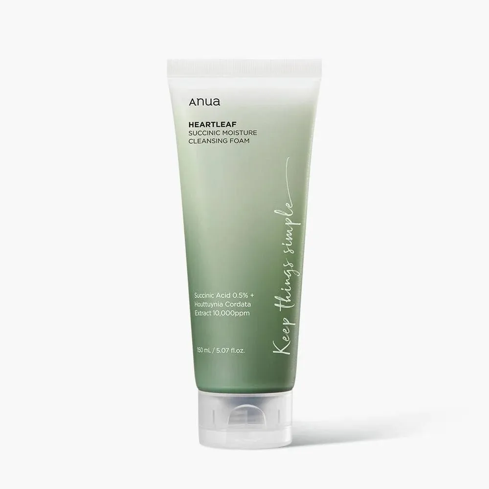 Anua Heartleaf Succinic Moisture Cleansing Foam 150ml