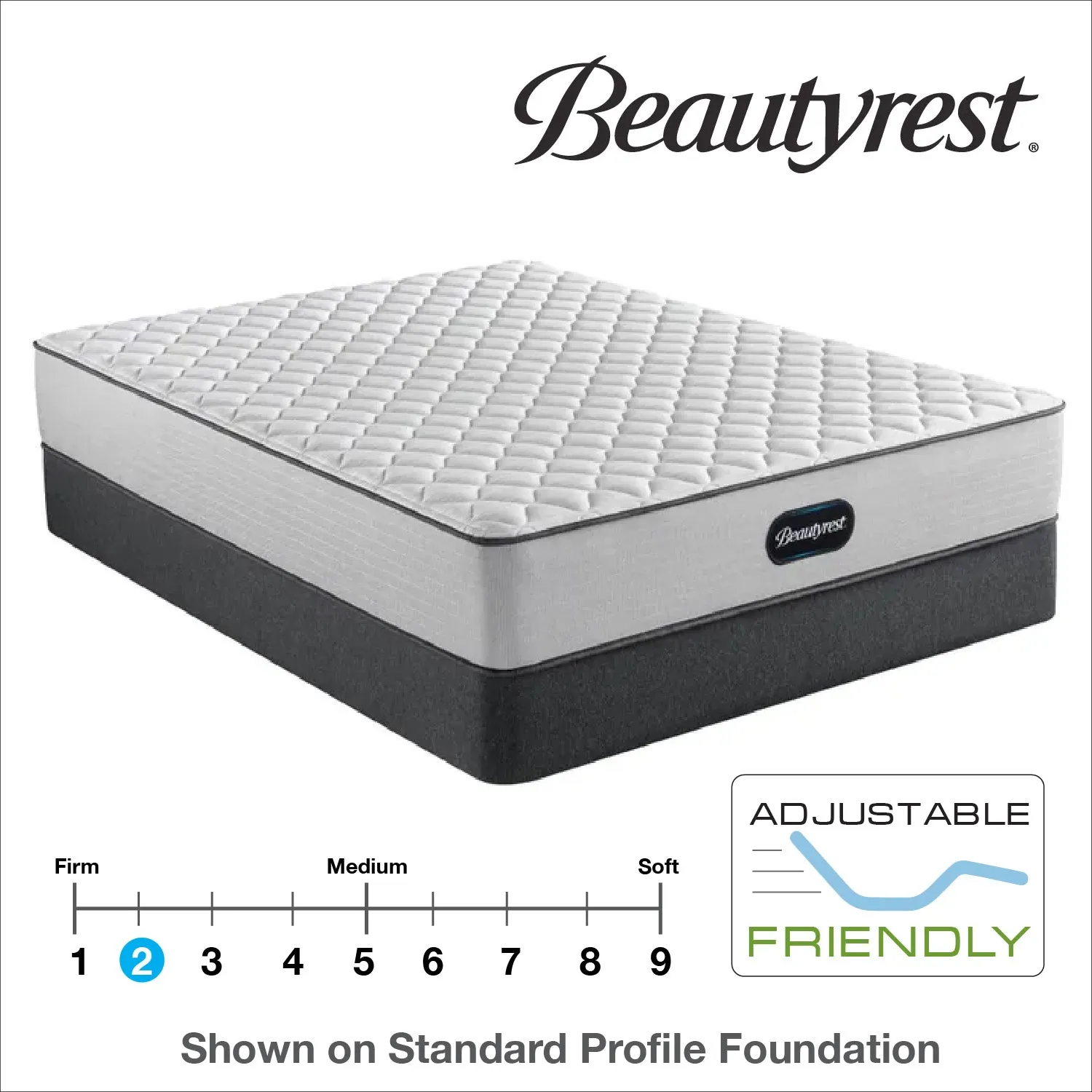 Beautyrest 11.25" BR800 FIrm Mattress