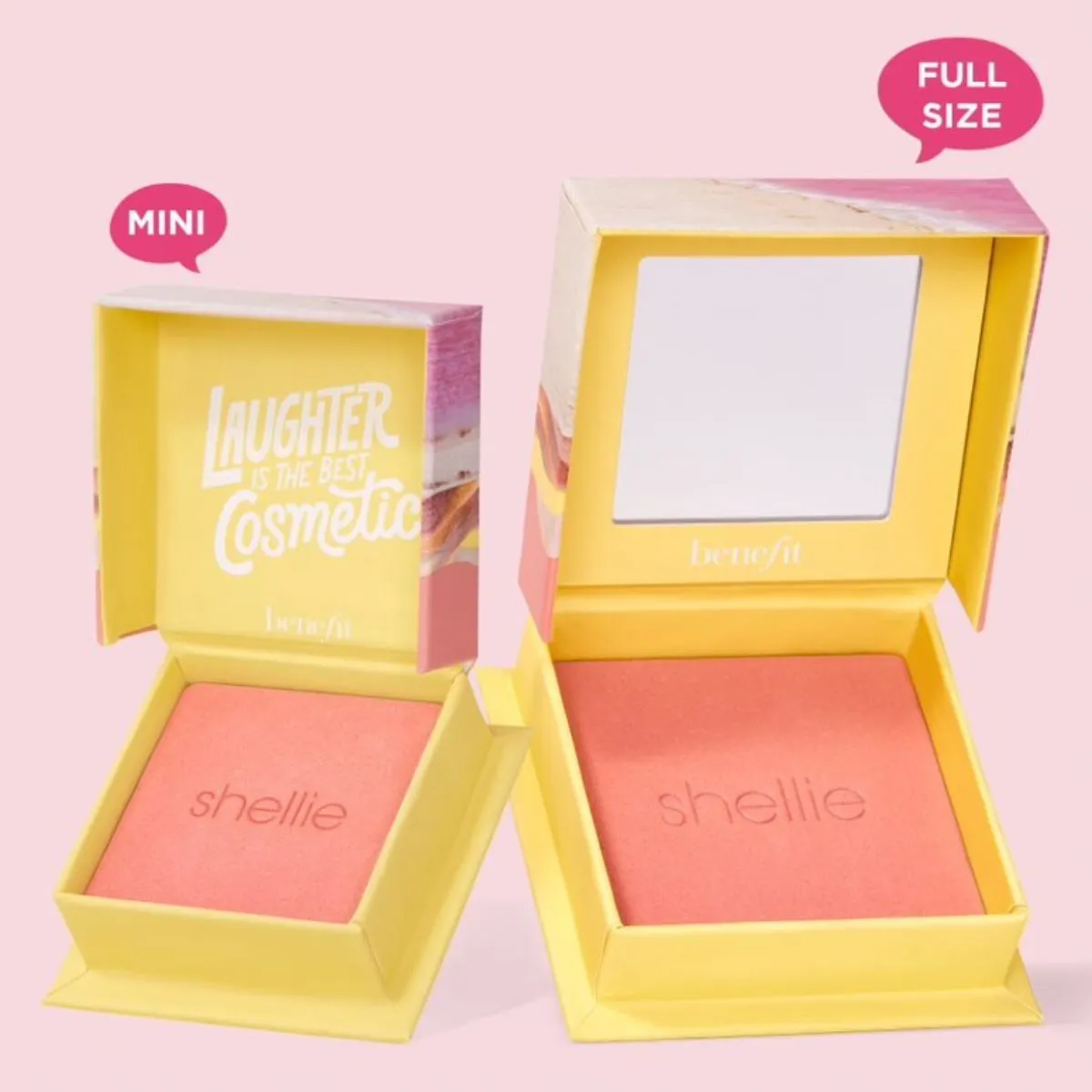 Benefit Powder Shellie Warm-Seashell Pink Blush