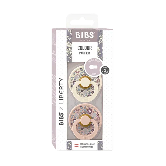 Bibs Pacifier - Liberty - Eloise and Blush - 2 pack