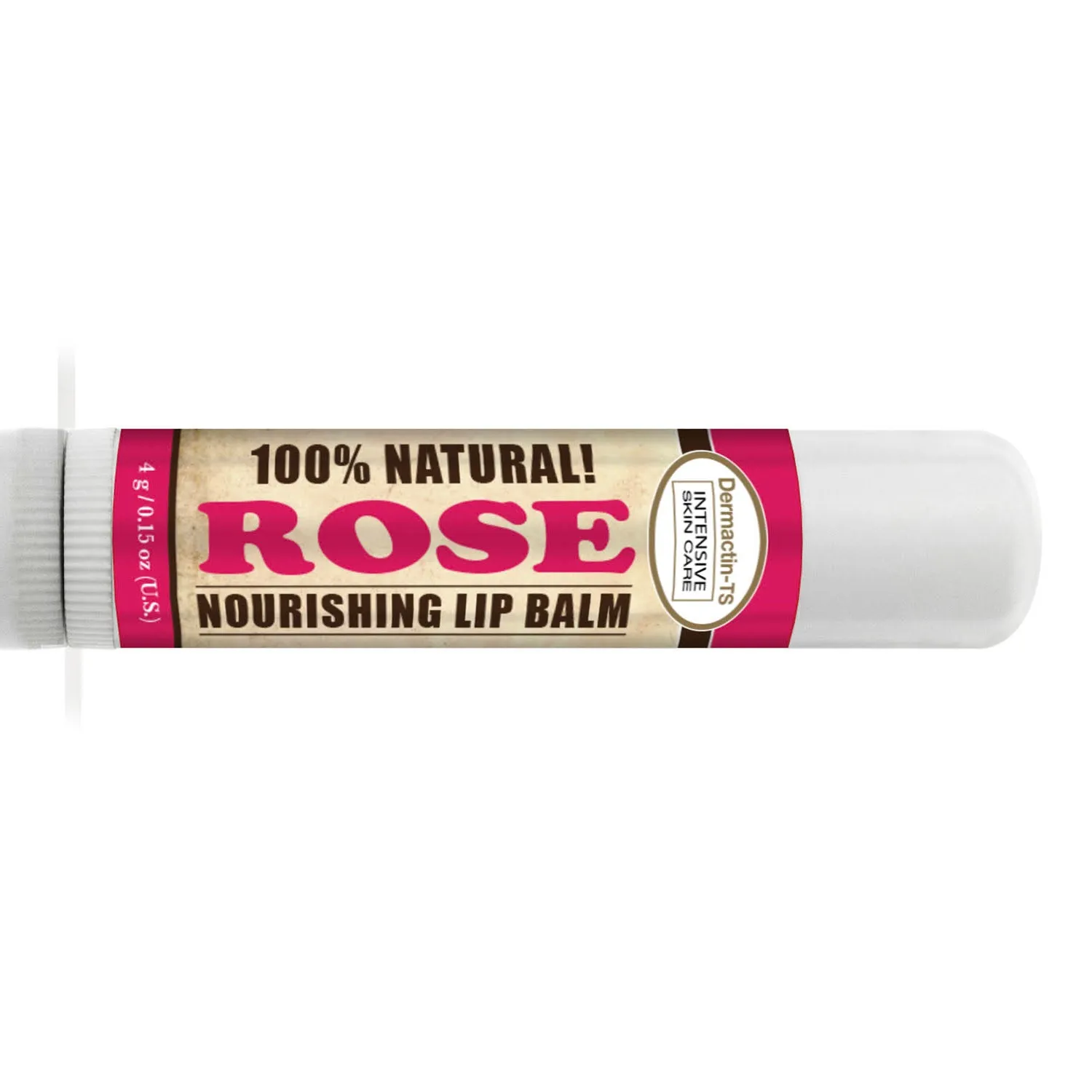 Dermactin-TS 100% Natural Lip Balm - Rose (3-Pack)