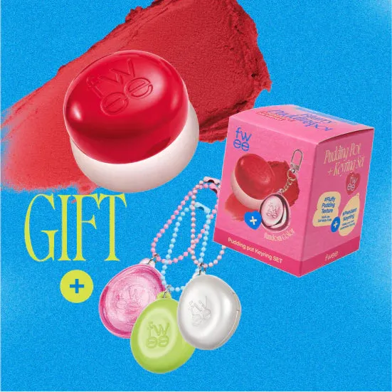 FWEE *Keyring Set* Lip & Cheek Blurry Pudding Pot