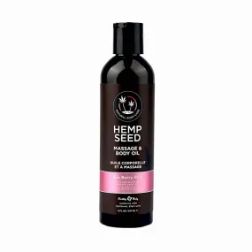 Hemp Seed Massage & Body Oil Zen Berry Rose 237ml