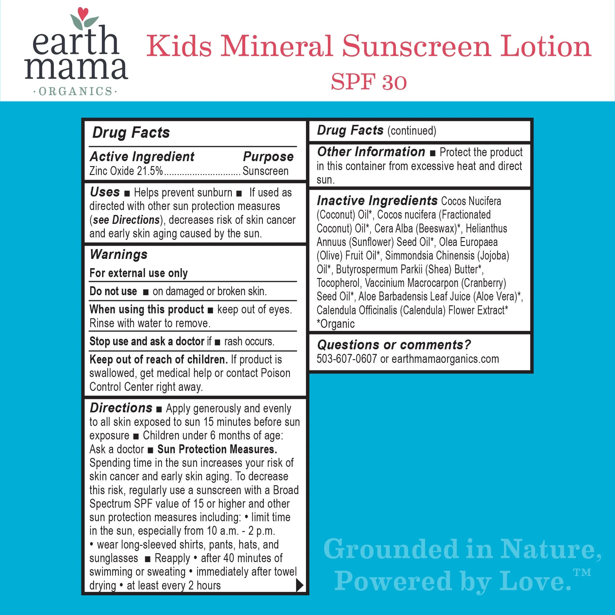 Kids Mineral Sunscreen Lotion SPF 30