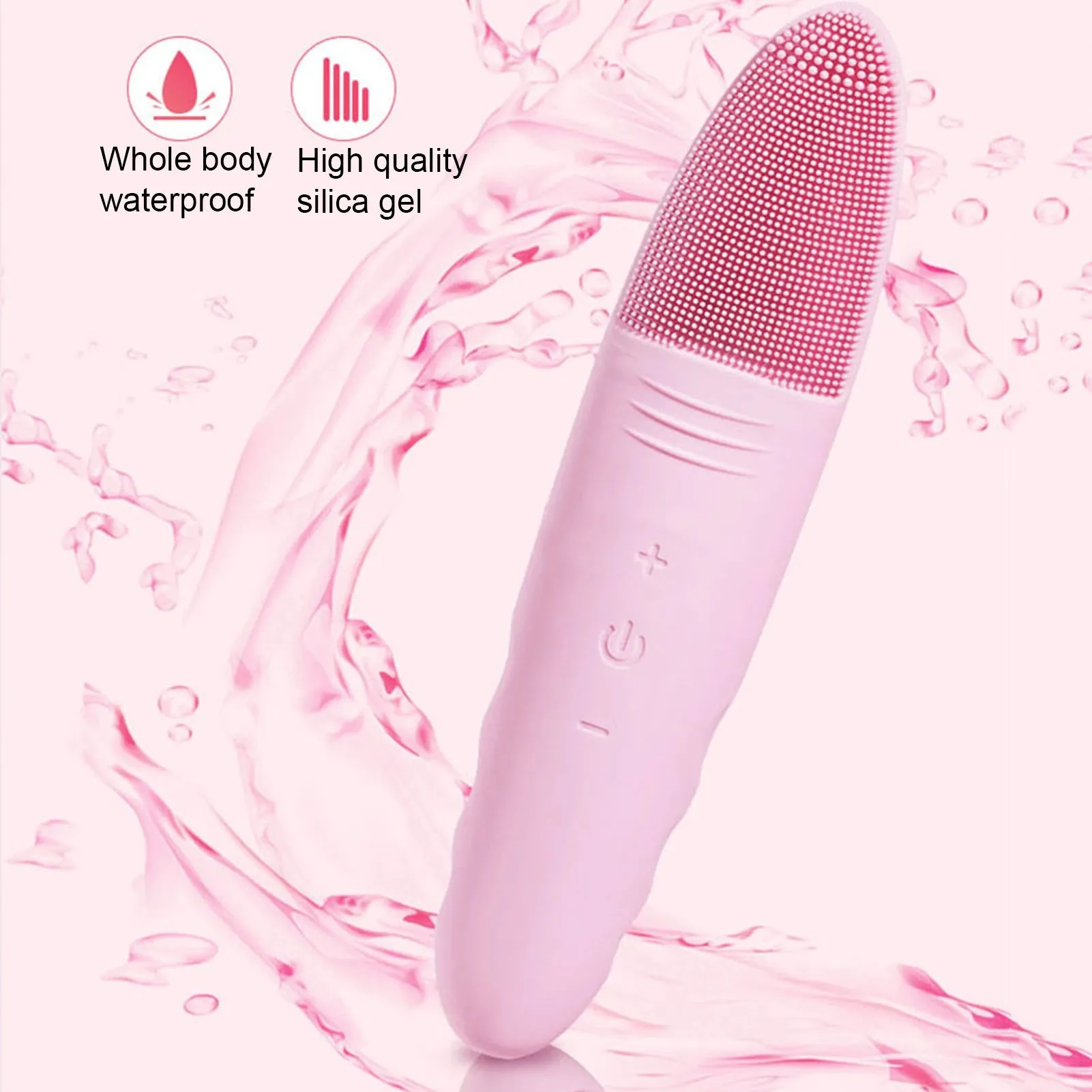 Multifunction Electric Waterproof Face Facial Cleansing Cleanser Massager Tool S3798081