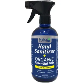 Naka Hand Sanitizer   Organic Essential Oils (70% alcohol)