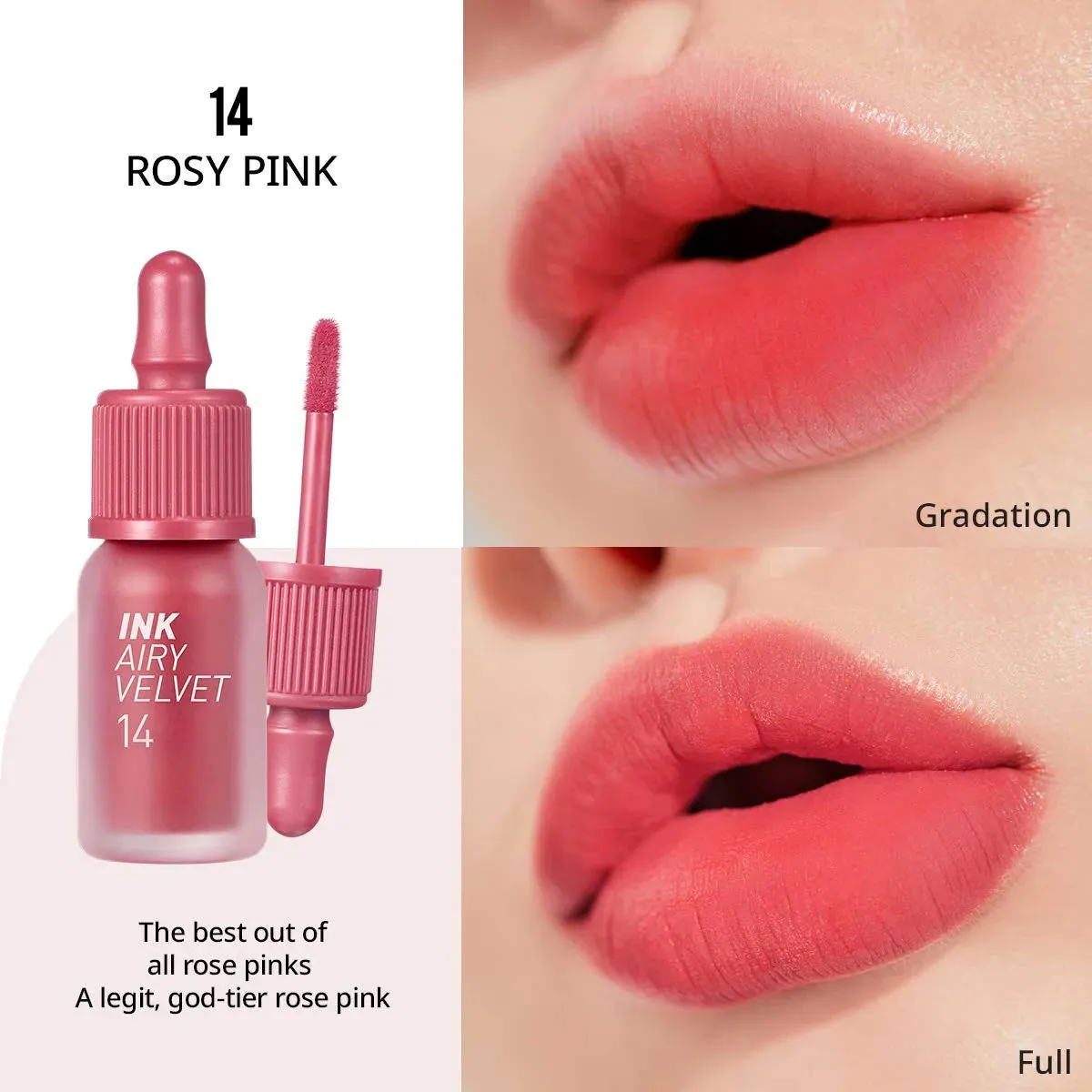 Peripera Ink the Velvet 14 Rosy Pink