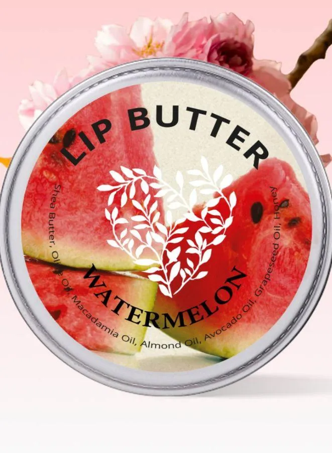 Soap&Friends Watermelon Lip Balm, 15ml | Shea Butter Natural Lip Balm for Soft and Smoother Lips